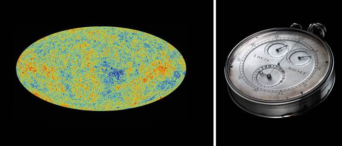 El nacimiento del universo, fotografiado por el Planck y el primer cronógrafo de Louis Moinet