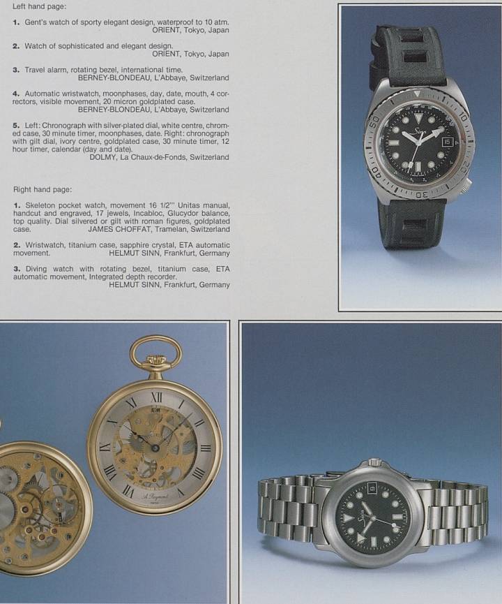 Como se muestra en esta edición de 1987 de Europa Star, los relojes de titanio han sido una especialidad de Sinn durante mucho tiempo.