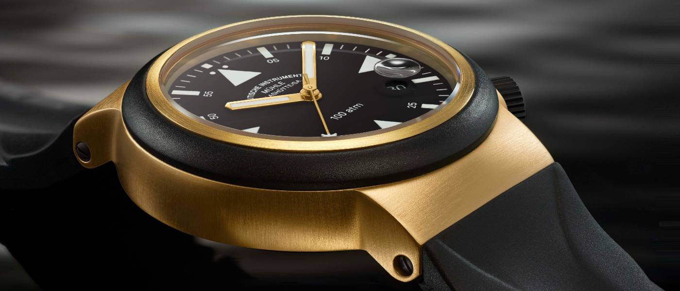 Mühle-Glashütte presenta un S.A.R. Rescue-Timer en oro de 18 quilates