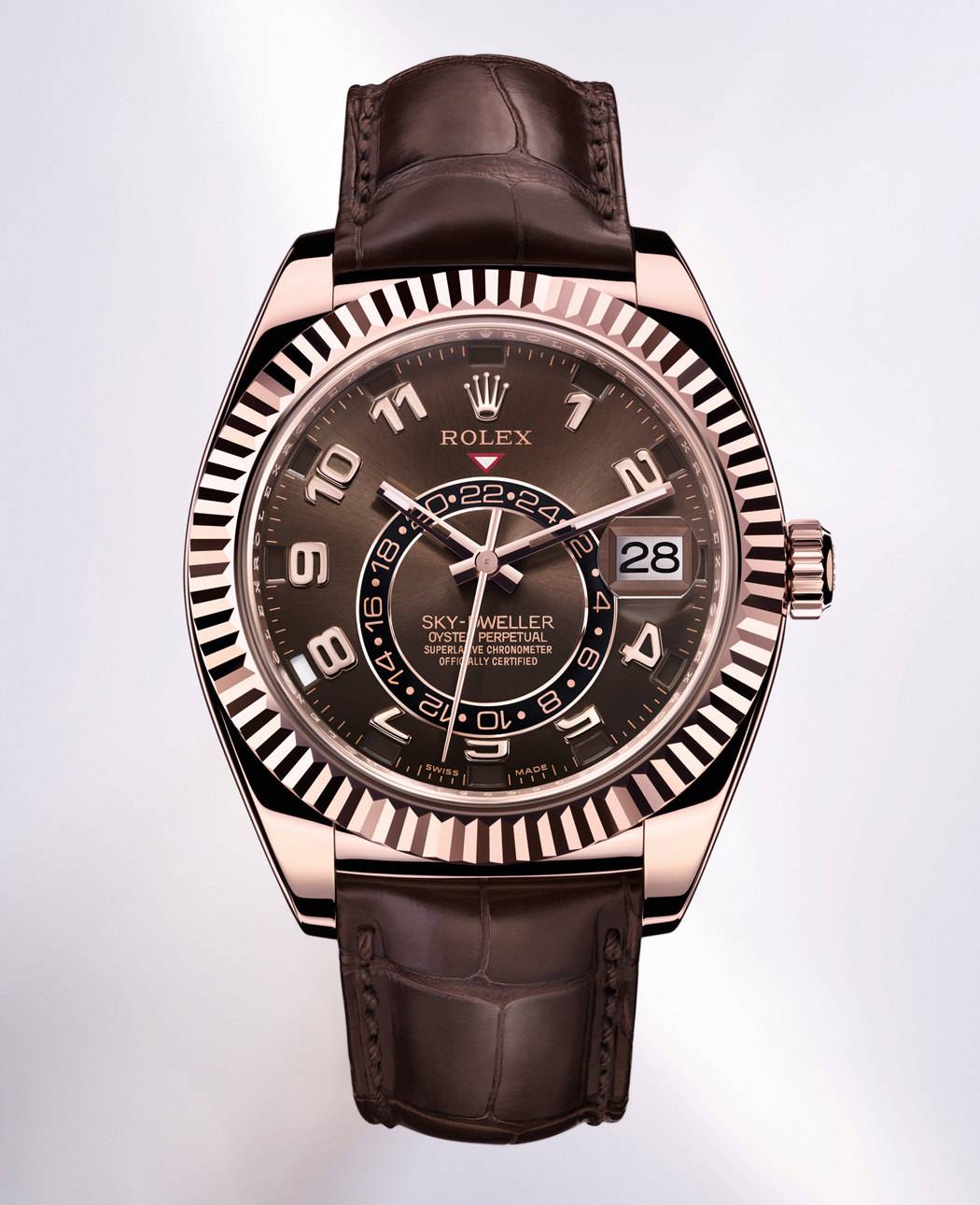 OYSTER PERPETUAL SKY-DWELLER EVEROSE GOLD de Rolex