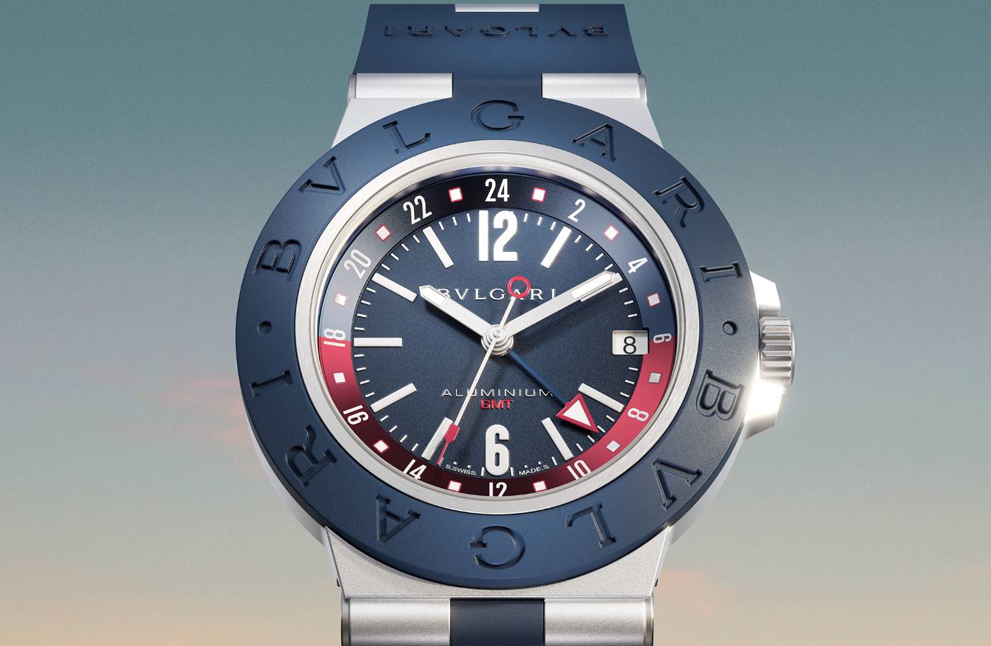 Una introducción al nuevo Aluminium GMT de Bulgari