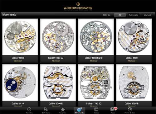 Vacheron Constantin lanza u aplicación para iPad
