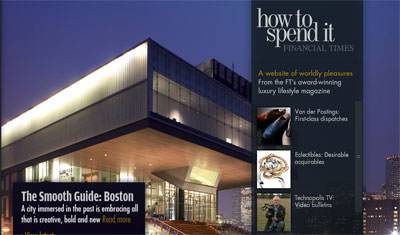 El Financial Times lanza How To Spend It en versión on-line 