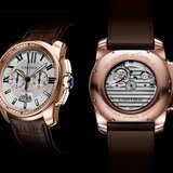 El reloj Calibre de Cartier chronograph incliyendo el movimiento 1904-CH MC © Cartier 2012