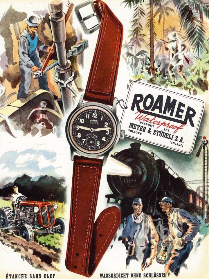 Anuncio vintage de Roamer 