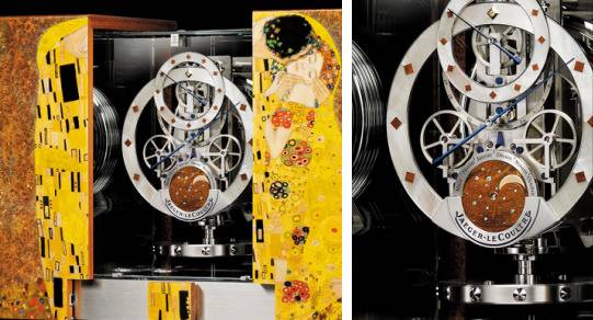 El Jaeger-LeCoultre ATMOS Marqueterie Clock