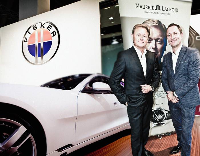 Henrik Fisker, left, and Marc Gläser