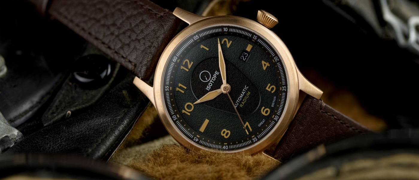 Isotope Watches presenta el reloj Old Radium Bronze Pilot 