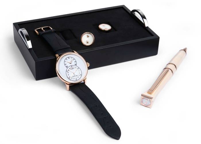 Conjunto con instrumentos de escritura de Jaquet Droz