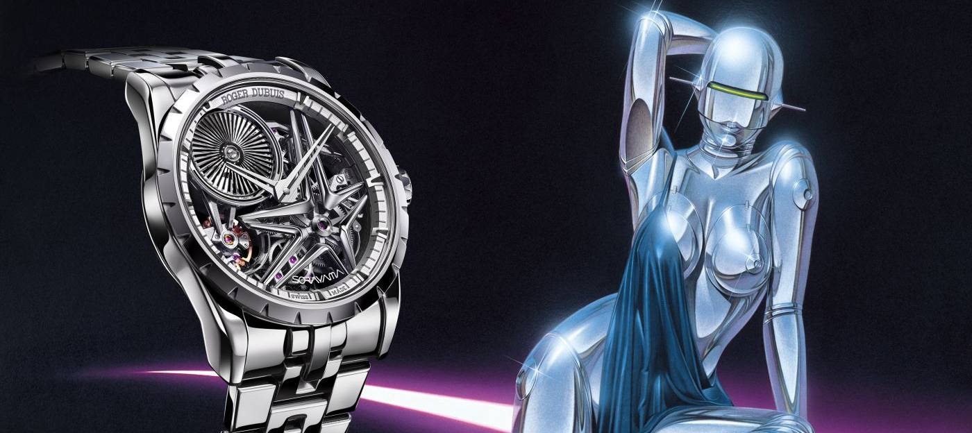 Hajime Sorayama reinterpreta el Roger Dubuis Excalibur