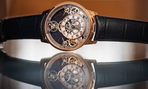 Arnold & Son presenta el Time Pyramid 42.5 Red Gold & Platinum