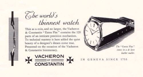 Pre-SIHH 2010 novedades Vacheron Constantin - Relojes ultrafinos