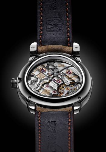 Endeavour Perpetual Calendar Funky Blue de H. Moser & Cie. (Reverso)