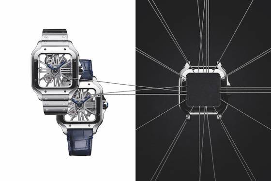 Una mirada de cerca a la nueva colección Santos de Cartier 