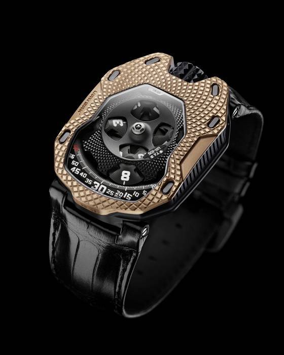 El último modelo de Urwerk es en rabioso oro