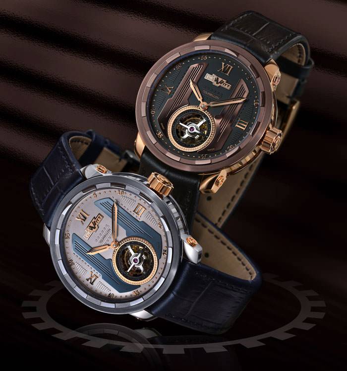 El DeWitt Twenty-8-Eight Tourbillon viene en dos nuevas versiones bronze y glacier 
