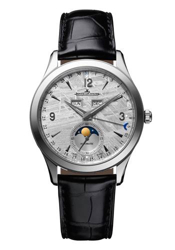 Jaeger-LeCoultre Master Calendar con esfera de piedra de meteorito, acero inoxidable
