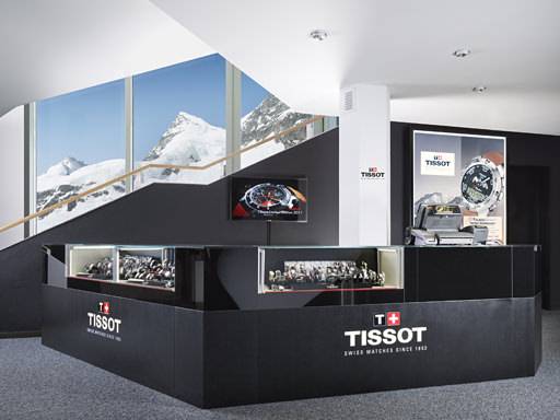 La nueva boutique Tissot en la cma del Jungrau