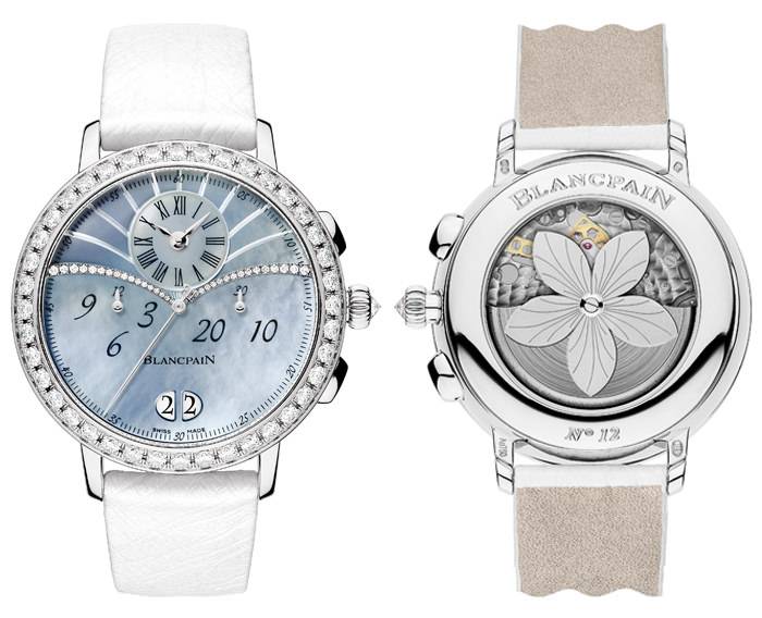 El Blancpain Chronograph Large Date - Oro Blanco