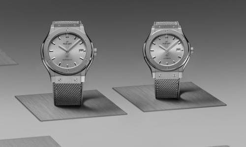 Hublot da la bienvenida a un dúo de Classic Fusion Essential Grey Volumen III
