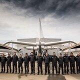 Botadura del nuvo maxi trimaran Spidrift en Lorient (Francia)