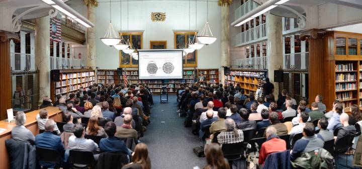 Las conferencias de relojería de la Sociedad a menudo se «agotan».