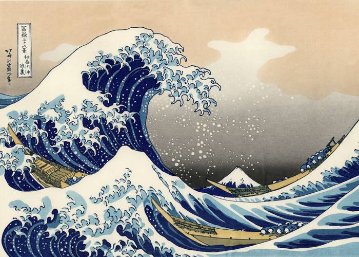 “La Gran Ola Kanagawa” de Katsushika Hokusai (1760 – 1849)