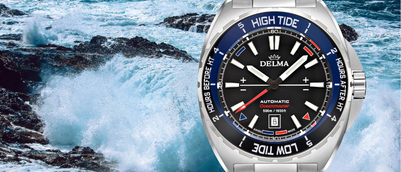 Original: reloj para el seguimiento de mareas de Delma