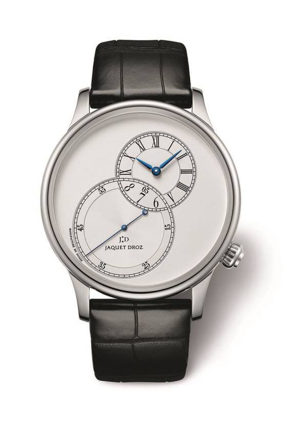 Jaquet Droz, negro y descentrado