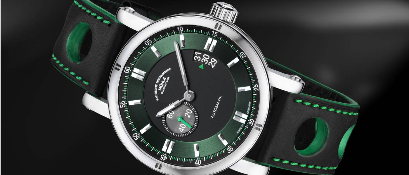 Mühle-Glashütte Teutonia Sport II in Racing Green