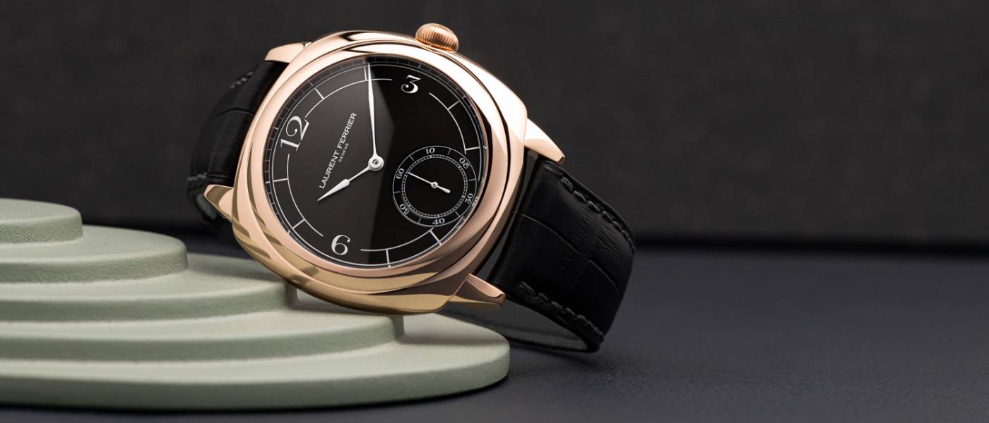 Laurent Ferrier le da un toque retro al Square Micro-Rotor