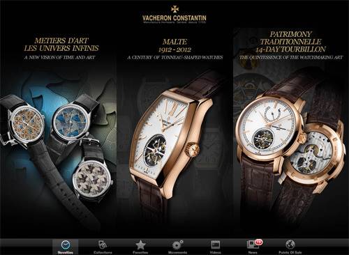 Vacheron Constantin lanza u aplicación para iPad