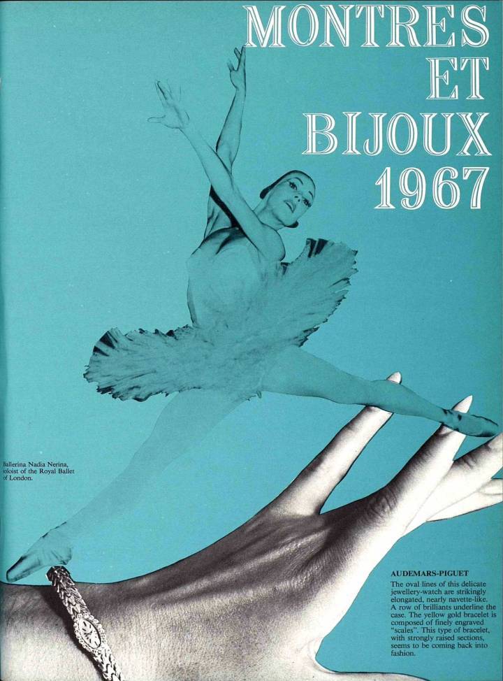 Un anuncio para la edición de 1967, sobre el tema del ballet, en Europa Star. ¡Los años sesenta, una década dinámica que derribó todas las barreras!