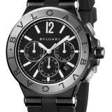 Diagono Ultranero Chronograph (Detalles en Plata/Blanco)