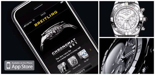 Breitling presenta la aplicación Chronomat B01 para el iPhone