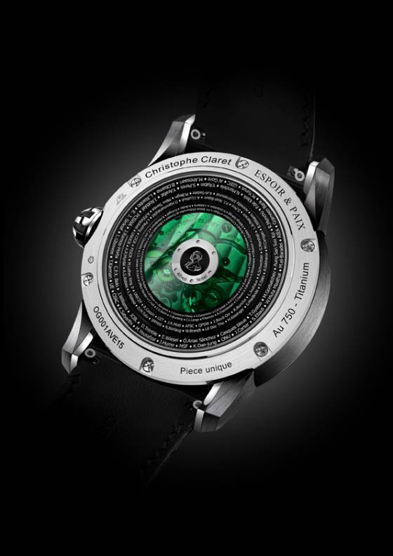 Christophe Claret comparte la esperanza y la paz en Only Watch