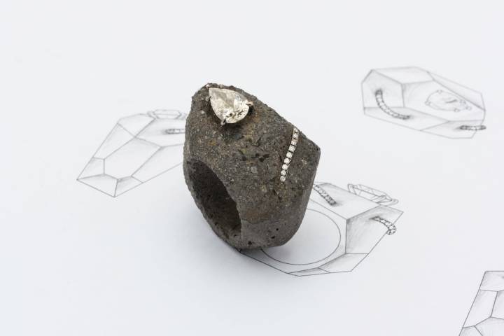 Studio Renn Transient Ring: un anillo hecho de... concreto!