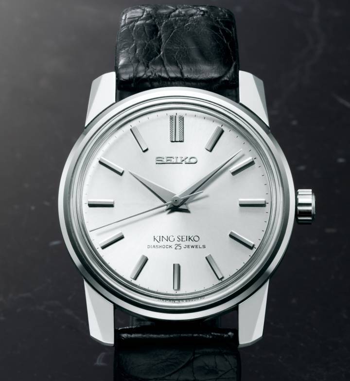 El King Seiko KSK de 1965 presentaba un perfil angular distintivo
