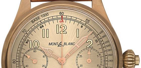 El giro vintage en bronce de Montblanc