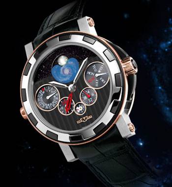 ACADEMIA PERPETUAL CALENDAR NEBULA GMT por DeWitt 