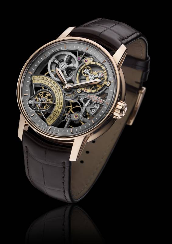 Skeleton Rose Gold por DeWitt