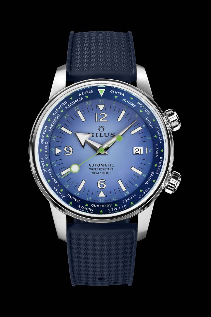Milus presenta el Archimèdes Worldtimer - Blue Odyssey