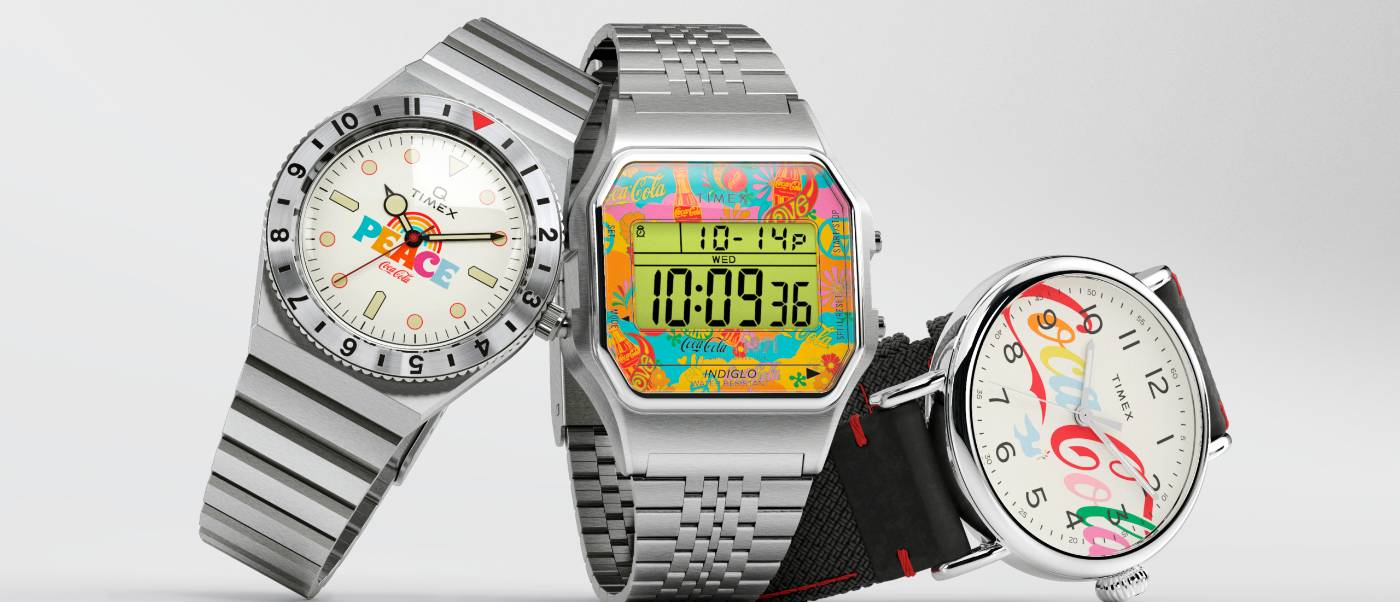 Timex se asocia con Coca-Cola para tres relojes de edición limitada