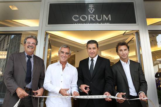 Inauguración de la primera boutique Corum en Ginebra
