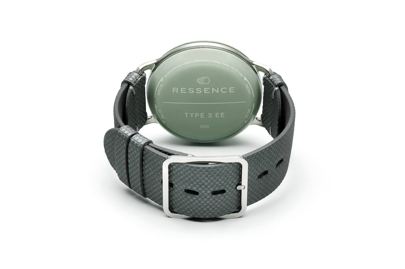 El reloj héroe de Ressence Type 3 EE adquiere un nuevo tono verde eucalipto