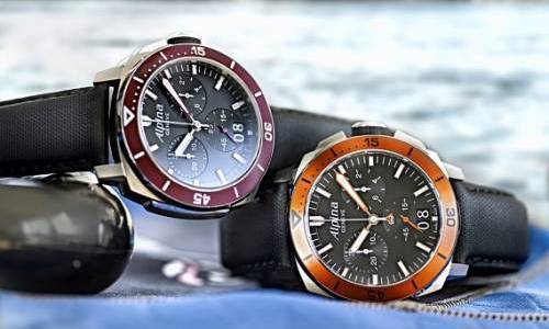 Por debajo de la superficie del nuevo reloj de buceo Alpina Seastrong