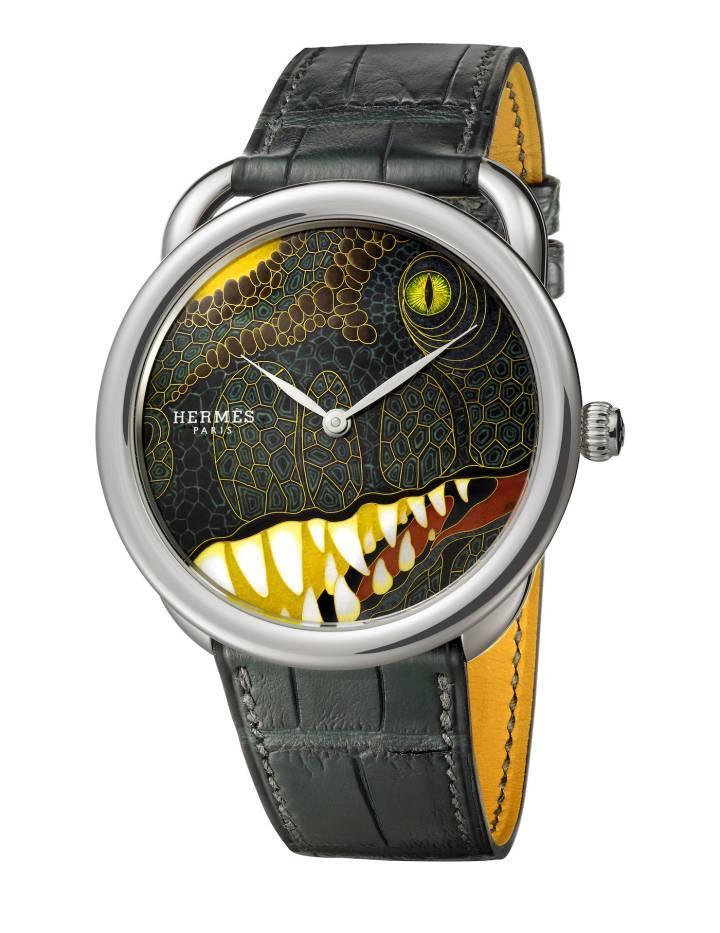 Anita Porchet tiene una larga y fructífera colaboración con Hermès, como demuestran estos relojes.