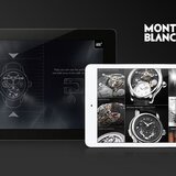 Pantallas de la Montblanc Timepieces iPad app