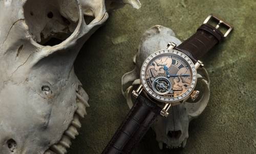 Speake-Marin enfrenta la mortalidad con el nuevo Skull Face to Face Tourbillon