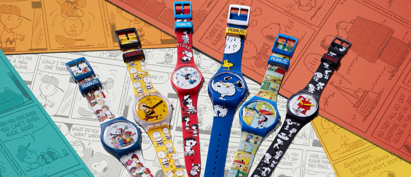 La pandilla está toda aquí: Swatch x Peanuts Collection